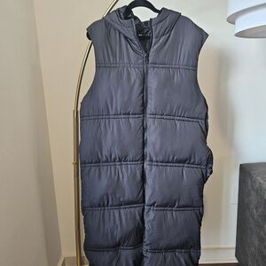 ASOS Charcoal Hooded Puffer Vest